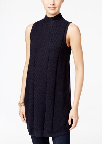 Style & Co. Petite Mock-Neck Tunic Sweater