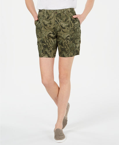 Style & Co. Zig Zag Floral Exp OV Shorts