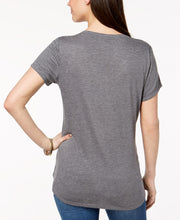 Style & Co Cutout Graphic T-Shirt Medium
