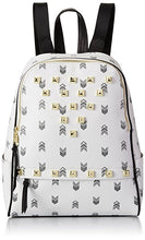 Steve Madden White Bscuti Studded Print Backpack