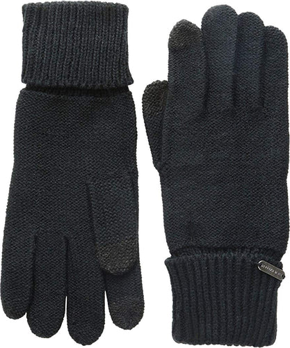 Steve Madden Solid Boyfriend Touch Gloves Black OS