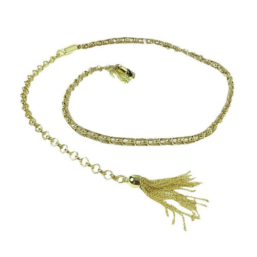 Style & Co Rope Chain With Tassel Womens Designer Belt M/L