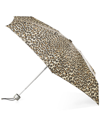 Totes Mini Umbrella with NeverWet Leopard Spot