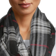 V. Fraas Loop Plaid Scarf