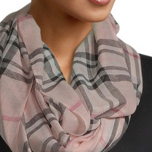 V. Fraas Loop Plaid Scarf